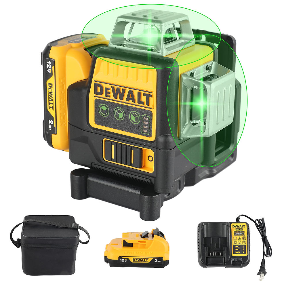 Miniaturbild: DeWalt DW089LG 12 - Line 3 - Side 360° All - Around Green - Light Laser Level f