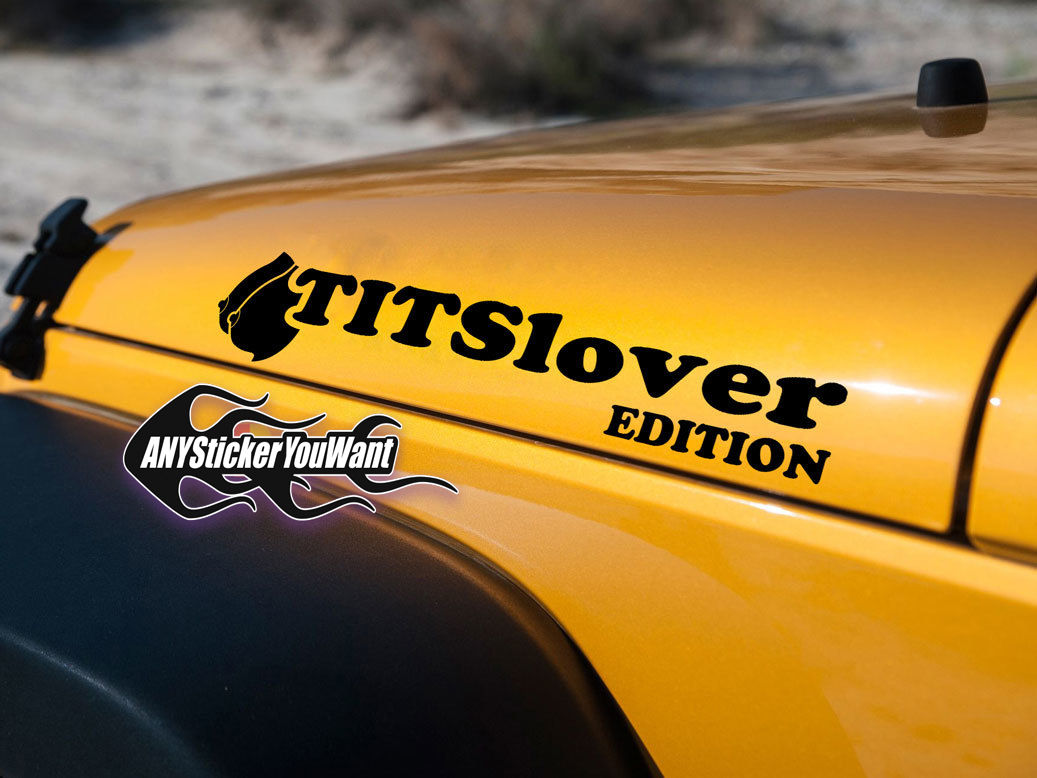 Jeep TITSlover Decal Sticker