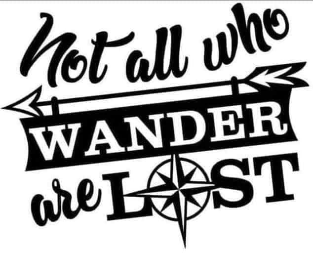 Not All Who Wander are Lost Decal Sticker 4