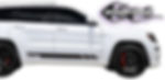 Jeep  Grand Cherokee Broken Rocker Decal Stripe Sticker