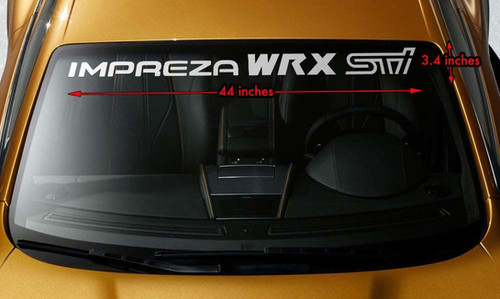 Impreza WRX STI Windshield Decal Sticker | ANYStickerUWant.com