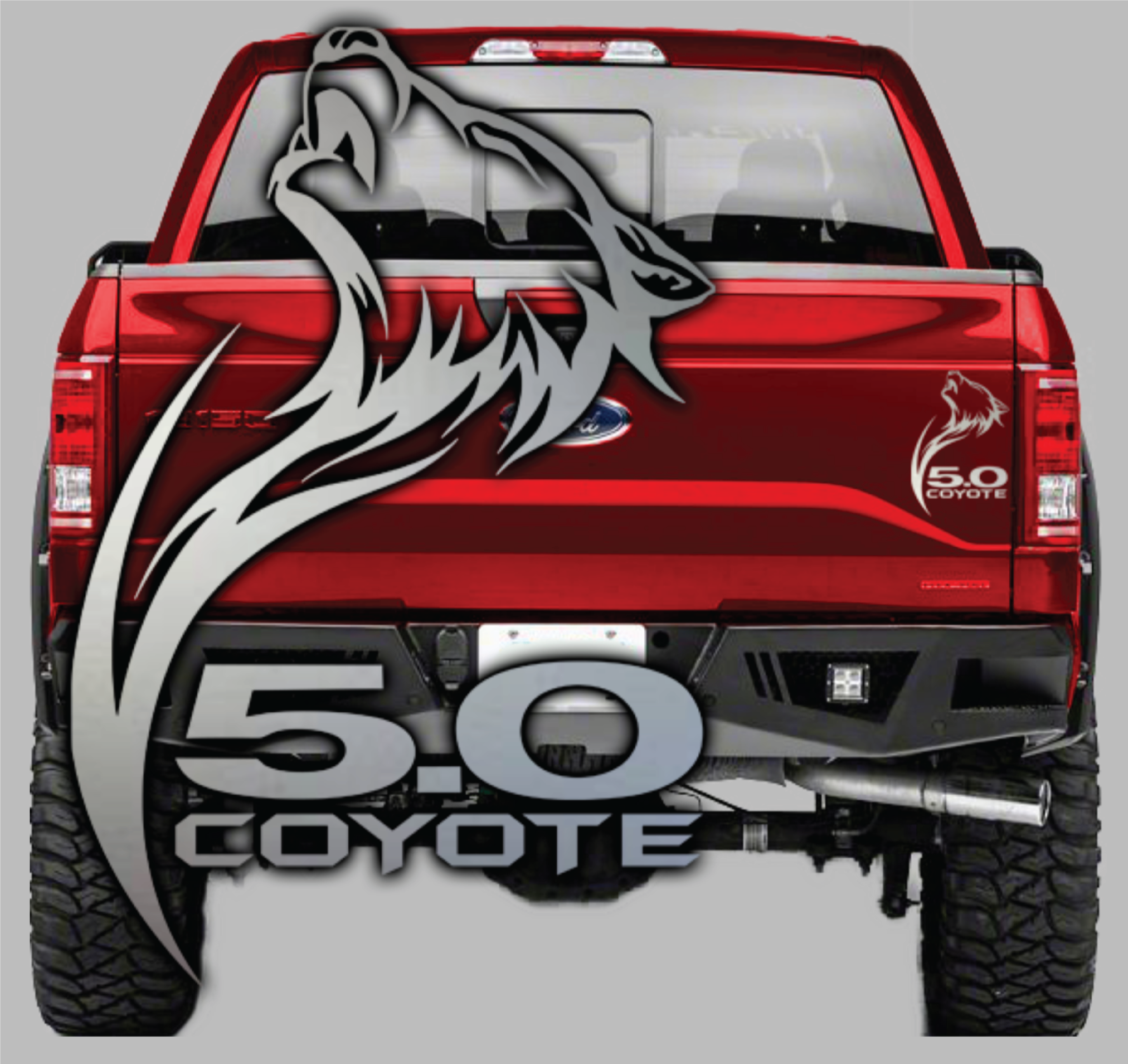 COYOTE 5.0 Decal Sticker 3