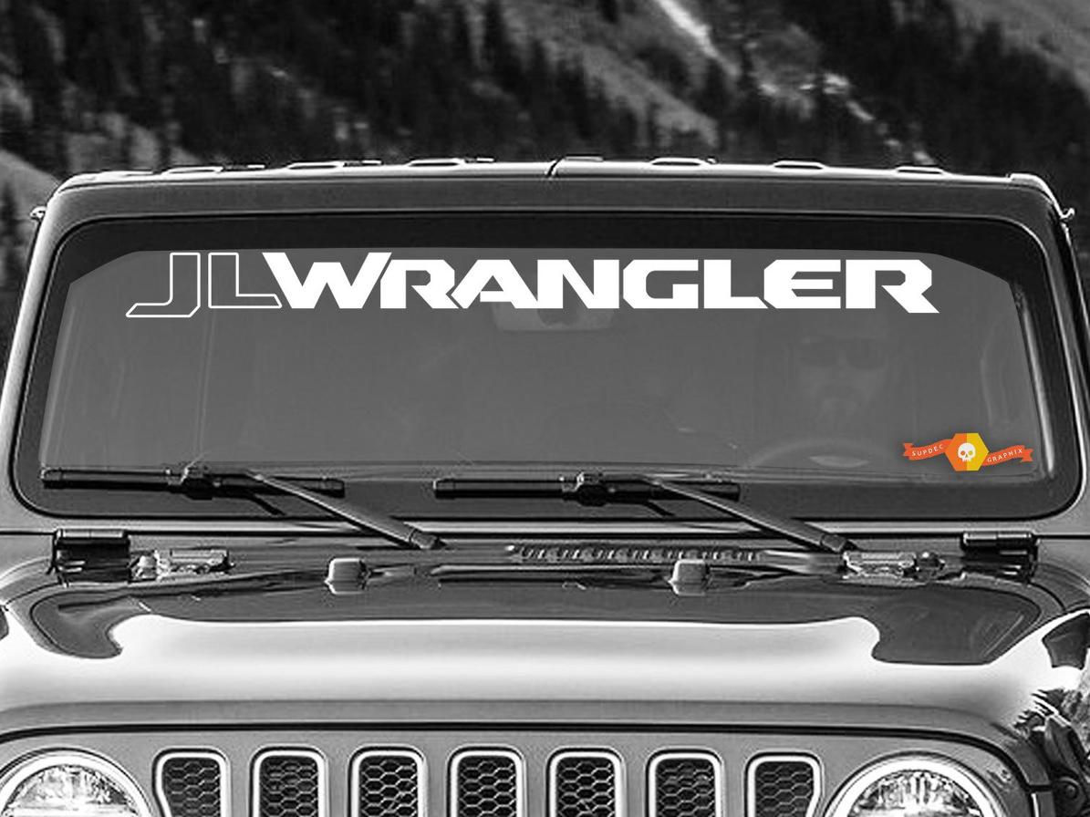 Jeep JL Wrangler Windshield Vinyl Decal Sticker 16