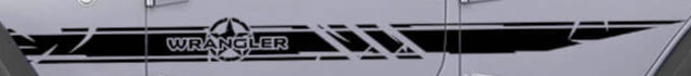 Jeep Wrangler Full Side Army Star Stripe Decal Sticker 509
