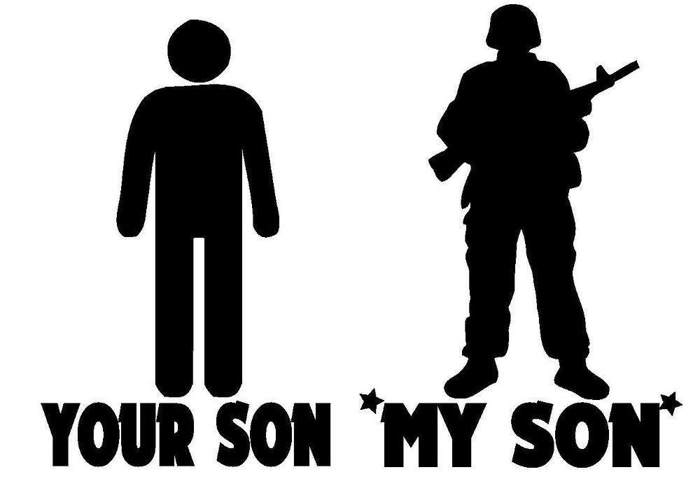 Military Your Son My Son Vinyl Decal Sticker 15