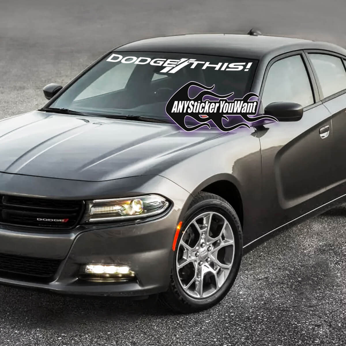Dodge THIS Charger Challenger Windshield Decal Sticker