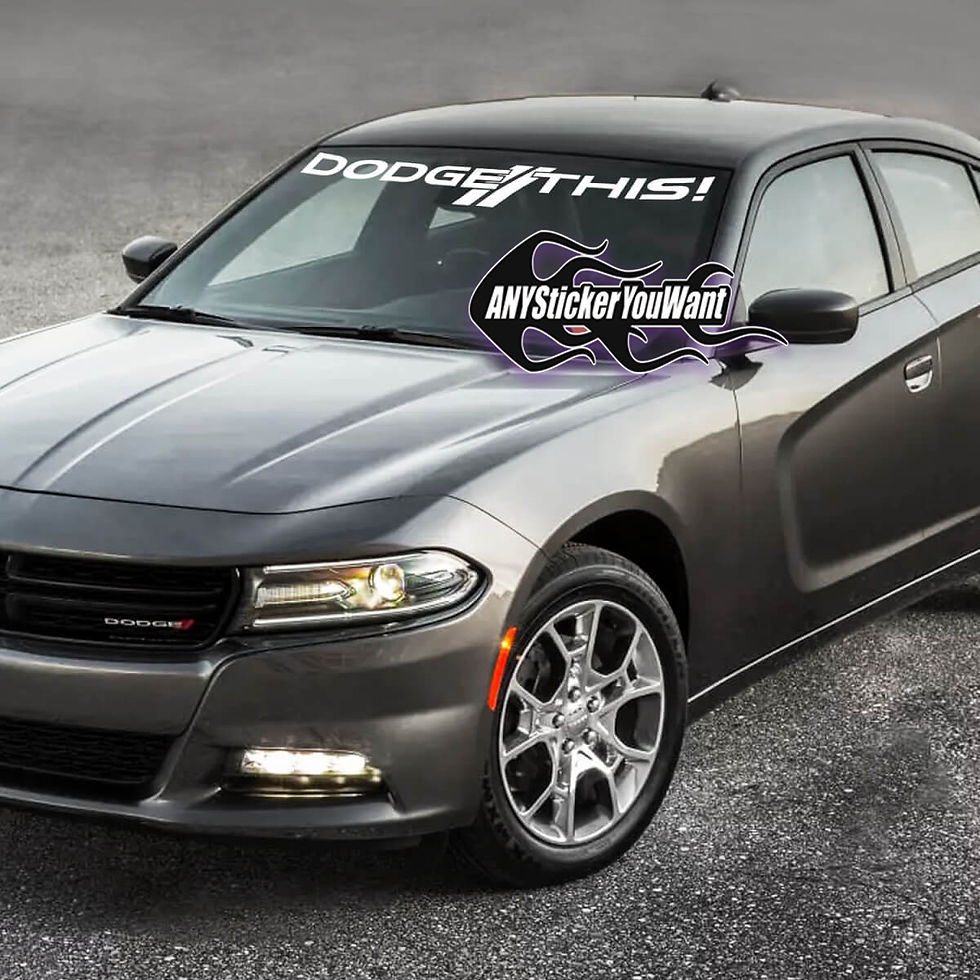 Dodge THIS Charger Challenger Windshield Decal Sticker