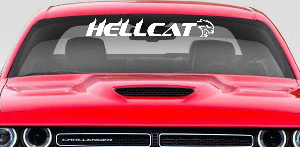 Dodge Hellcat Vinyl Decal Sticker 2