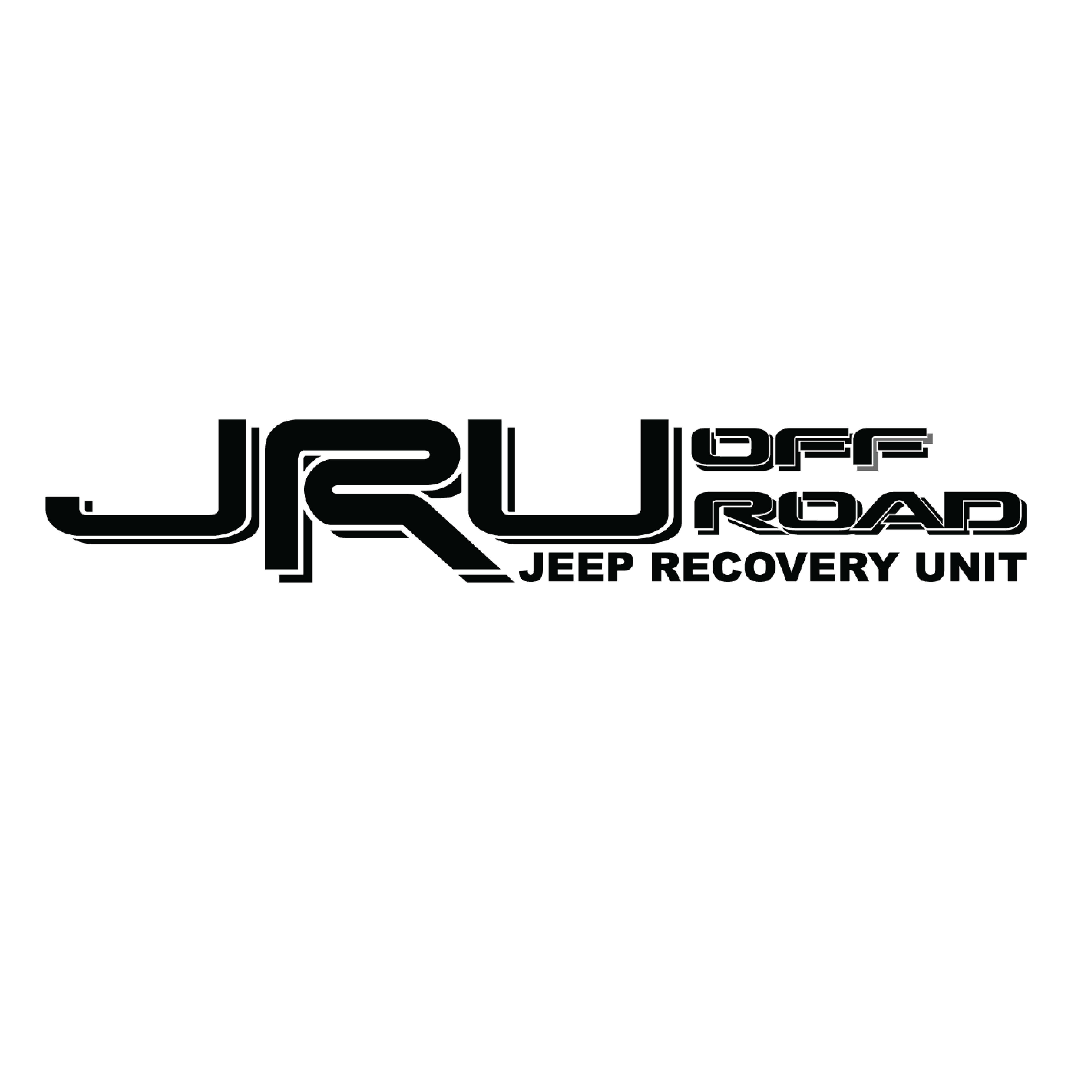 JRU Jeep Recovery Unit TRD Vinyl Decal Sticker