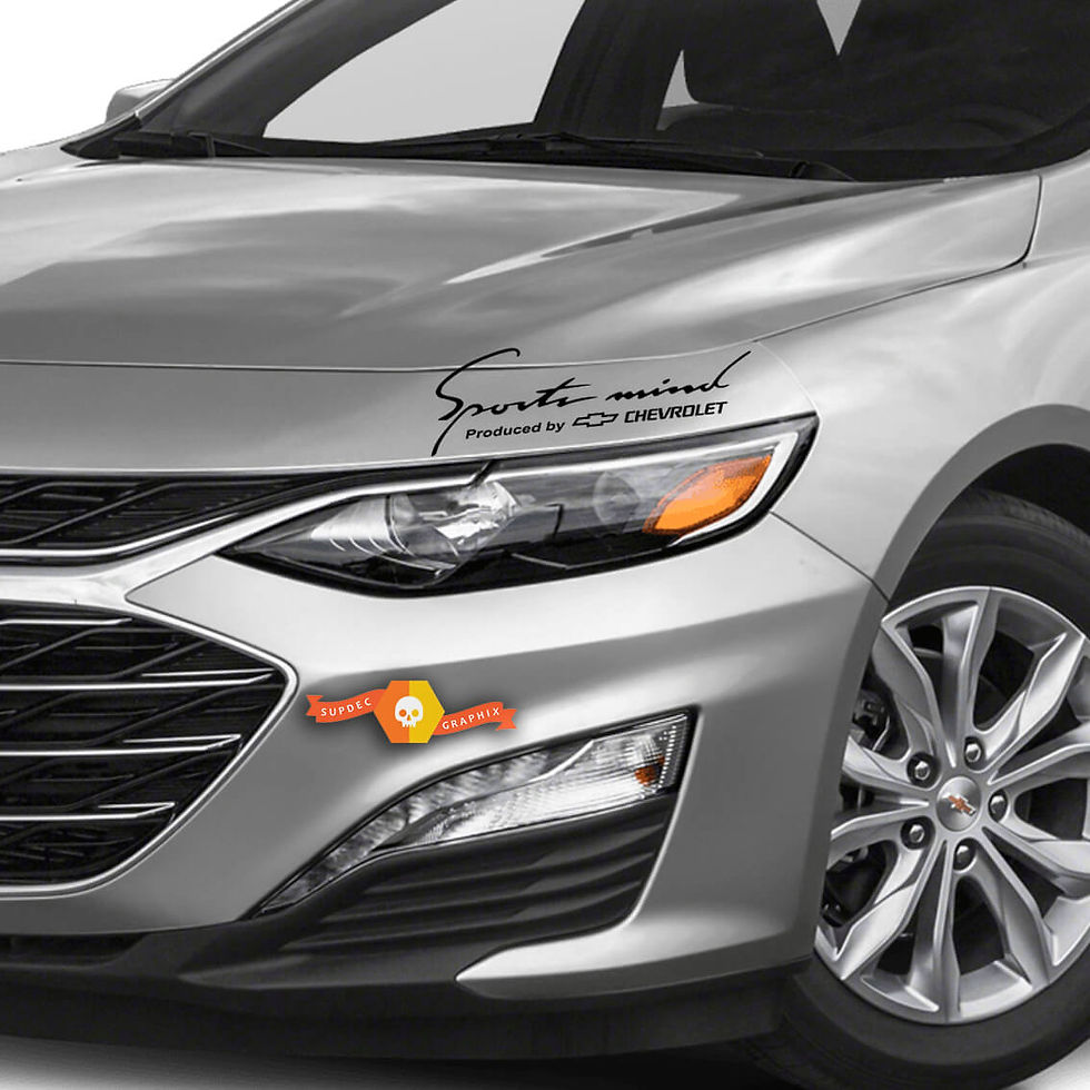 Sports Mind Produced by Chevrolet Decal Sticker 163