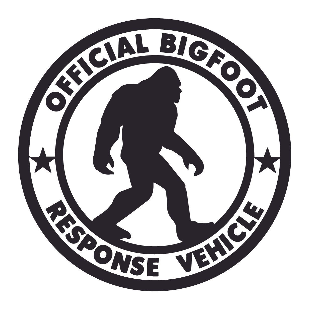 OFFICIAL Bigfoot Response Vehicle Decal Sticker