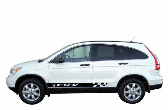 Honda CR-V Rocker Panel Stripe Vinyl Decal Sticker 32