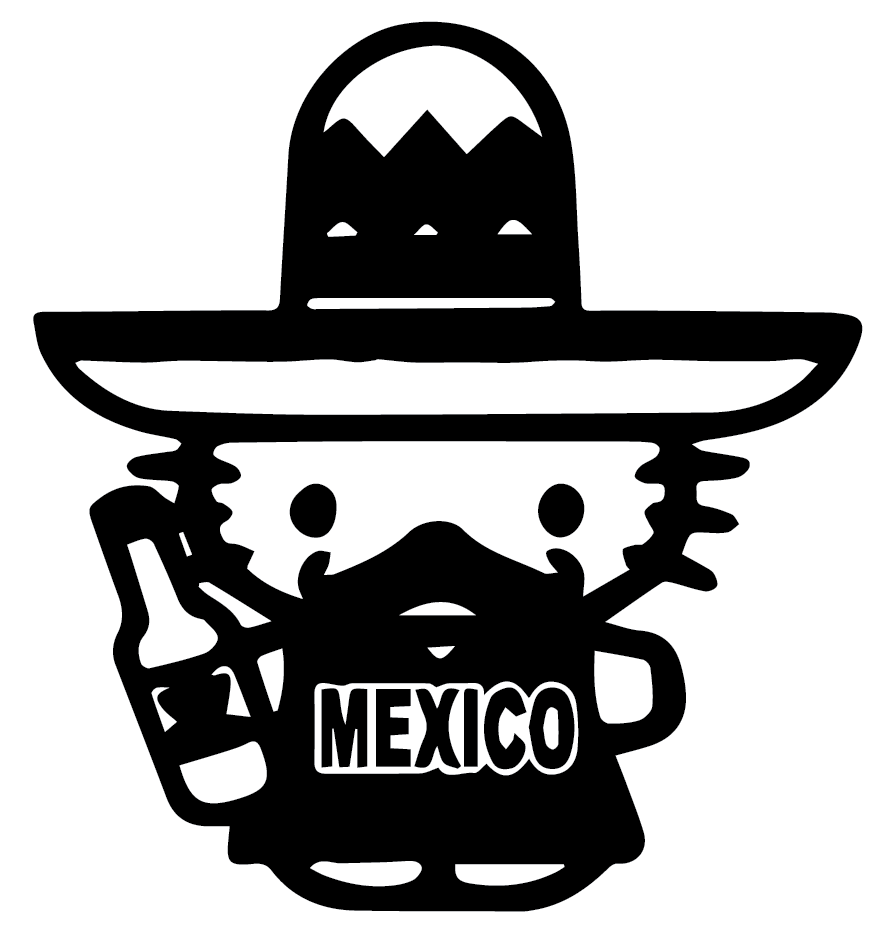 Mexican Hello Kitty Decal Sticker