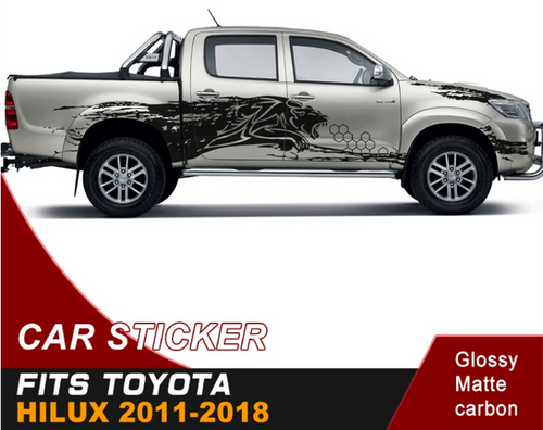 Toyota Helix Panther Octagon Splash Vinyl Decal Sticker 355 ...