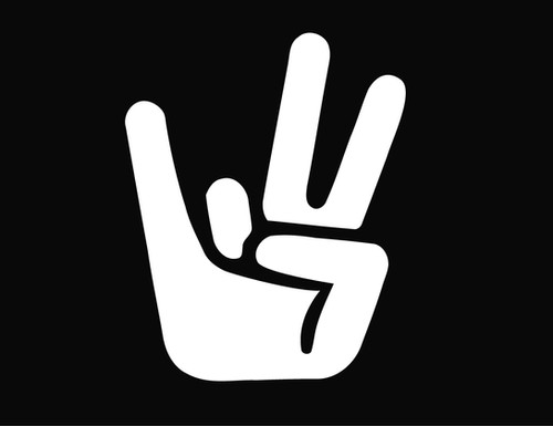 Sticker Hand Right RIGHT HANDED SHOCKER Decal Sticker | ANYStickerUWant.com