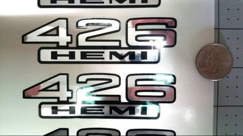 426 Hemi Performance Vinyl Decal Sticker 6