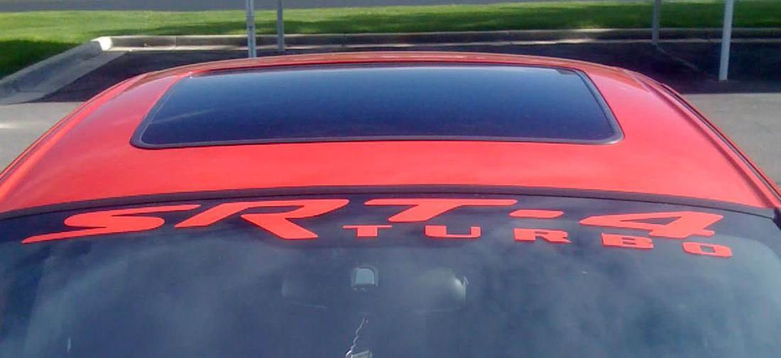 SRT-4 Turbo Windshield Decal Sticker 154