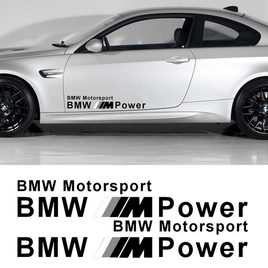 BMW Power Motorsport Vinyl Decal Sticker 11