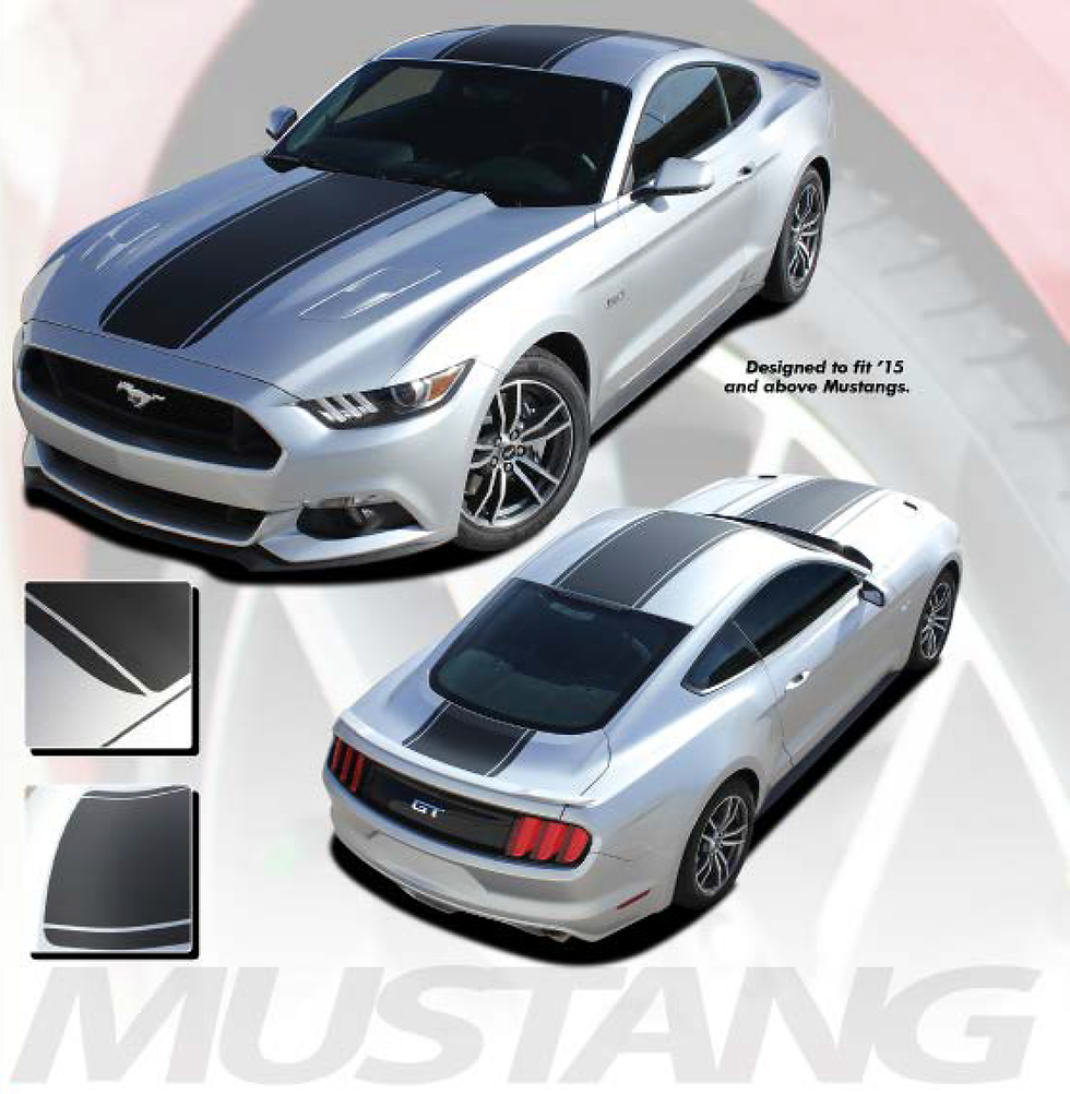 Ford Mustang MEDIAN 2 Vinyl Decal Sticker