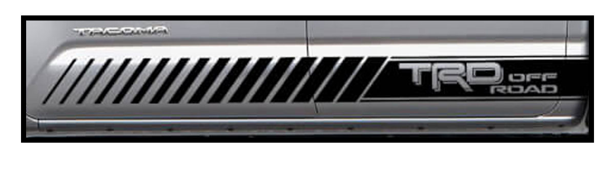 TRD Toyota Tacoma Rocker Panel Stripe Vinyl Decal Sticker 121