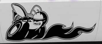 Dodge Challenger Scat Pack Super Bee Side Splash Decal Sticker 37