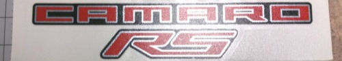 Chevy Camaro RS Vinyl Decal Sticker
