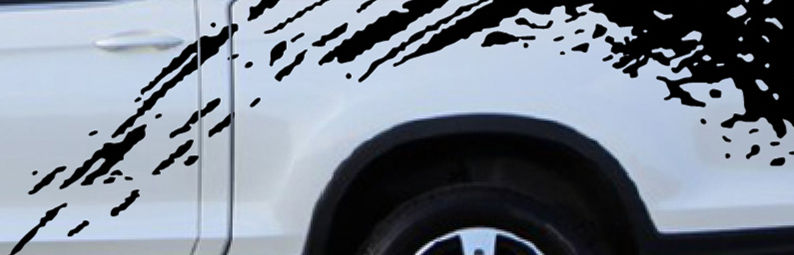 Honda Ridgeline Full Side Mud Splash Decal Sticker