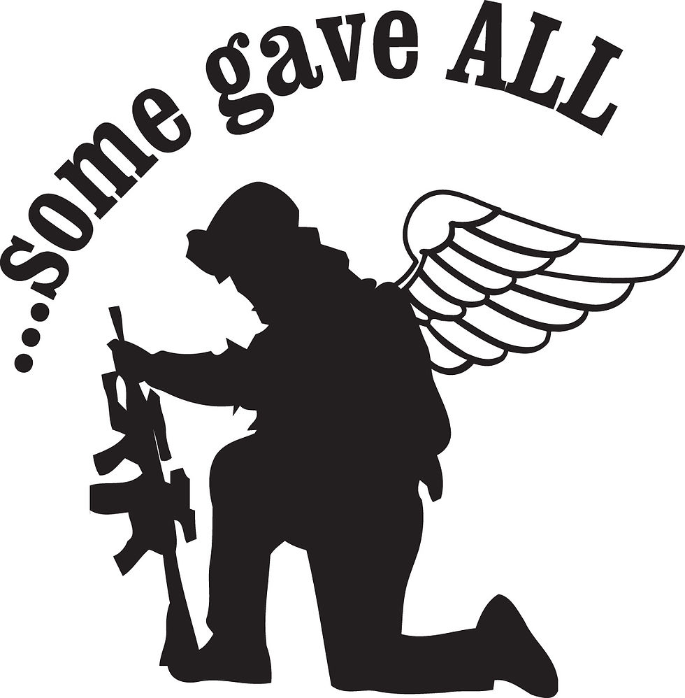 Thumbnail: Military Some Gave ALL Vinyl Decal Sticker 50