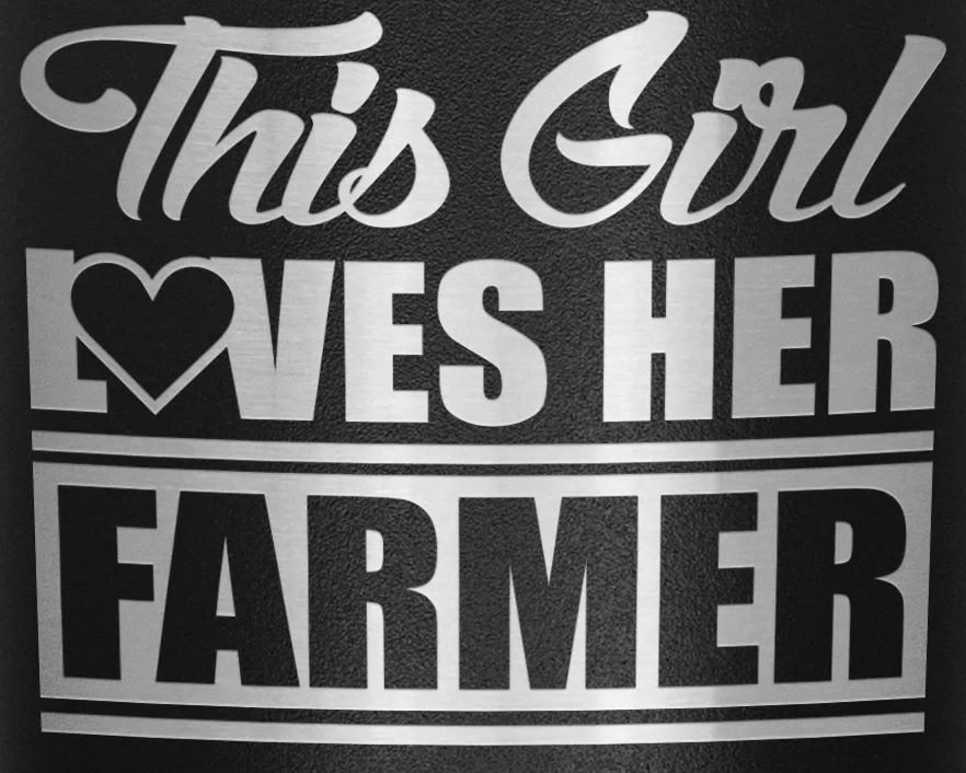 This Girl Loves Her Farmer Decal Sticker
