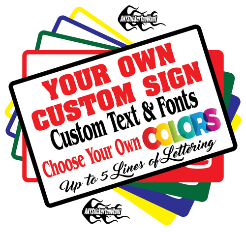 Custom Metal Sign 8