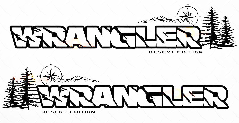 Jeep Wrangler Desert Edition Decal Sticker