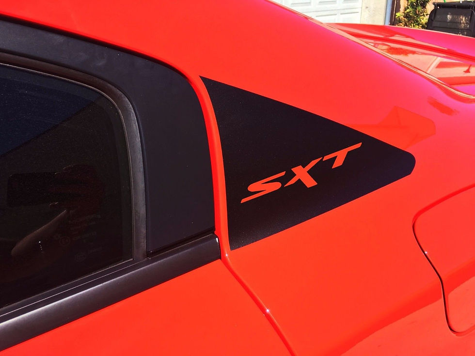 Dodge Challenger Charger SXT Pillar Vinyl Decal Stickers 69