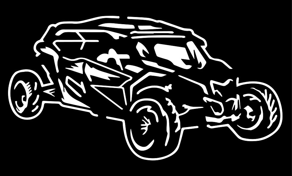 Thumbnail: UTV ATV 4wheeler Decal Sticker 39 (add text/name or saying)
