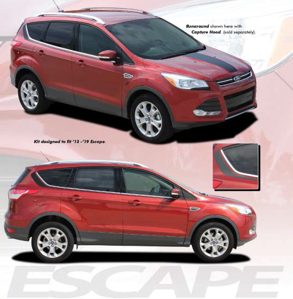 Ford Escape RUNAROUND Side Stripe Vinyl Decal Sticker