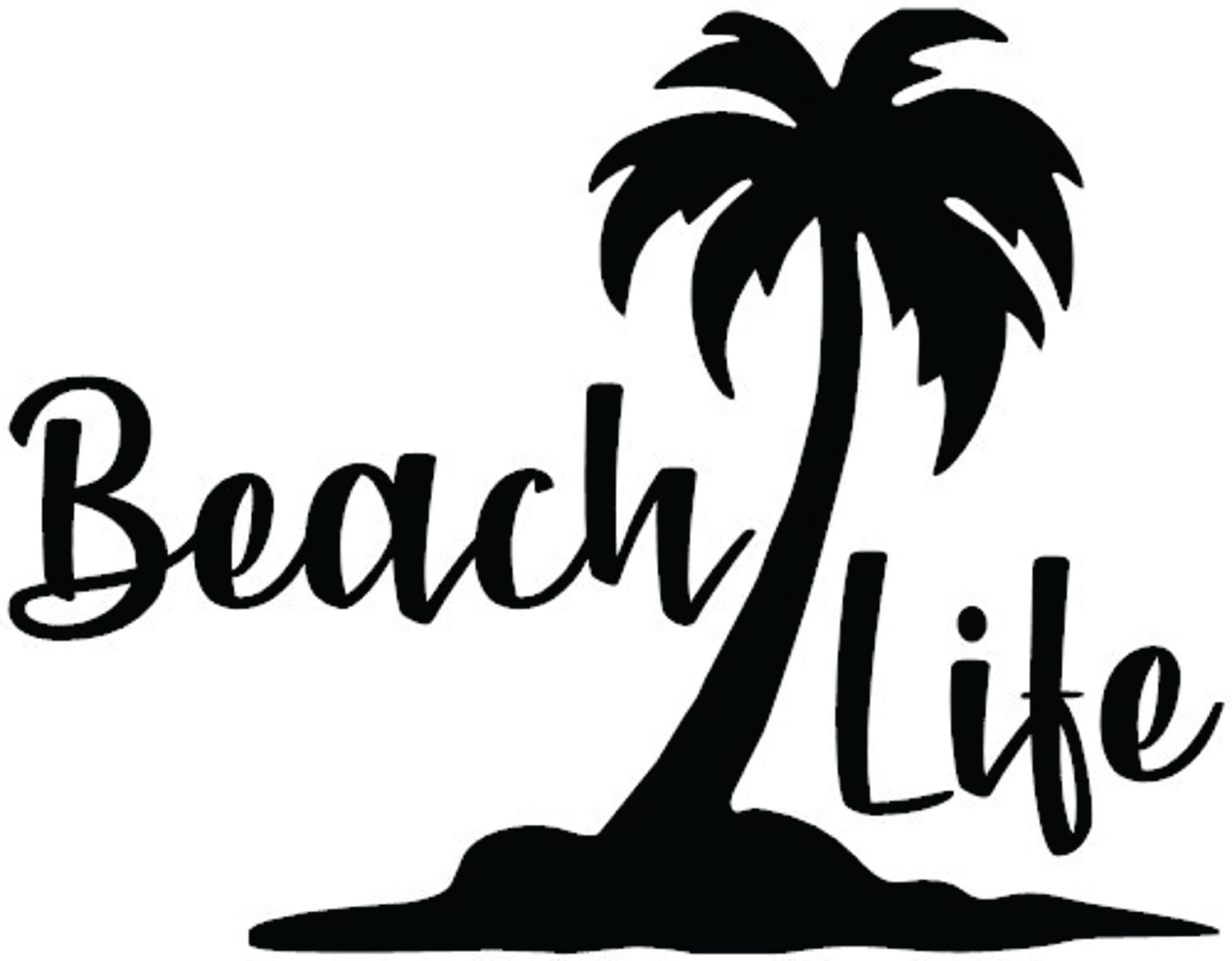 Beach Life Decal Sticker 9