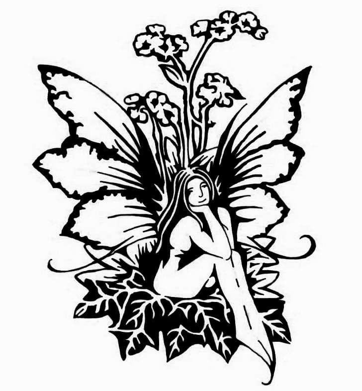 Butterfly Fairy Decal Sticker