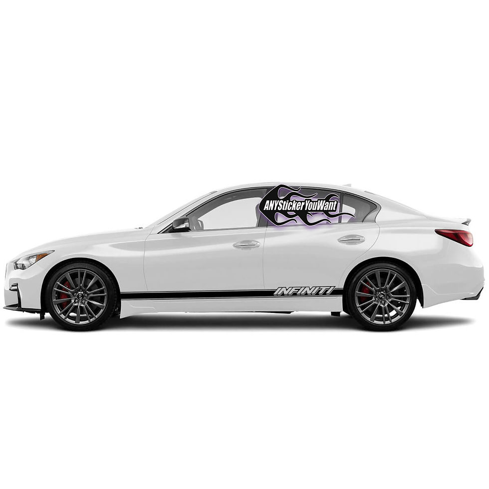 Nissan Infiniti G50 Side Stripe Vinyl Decal Sticker 86