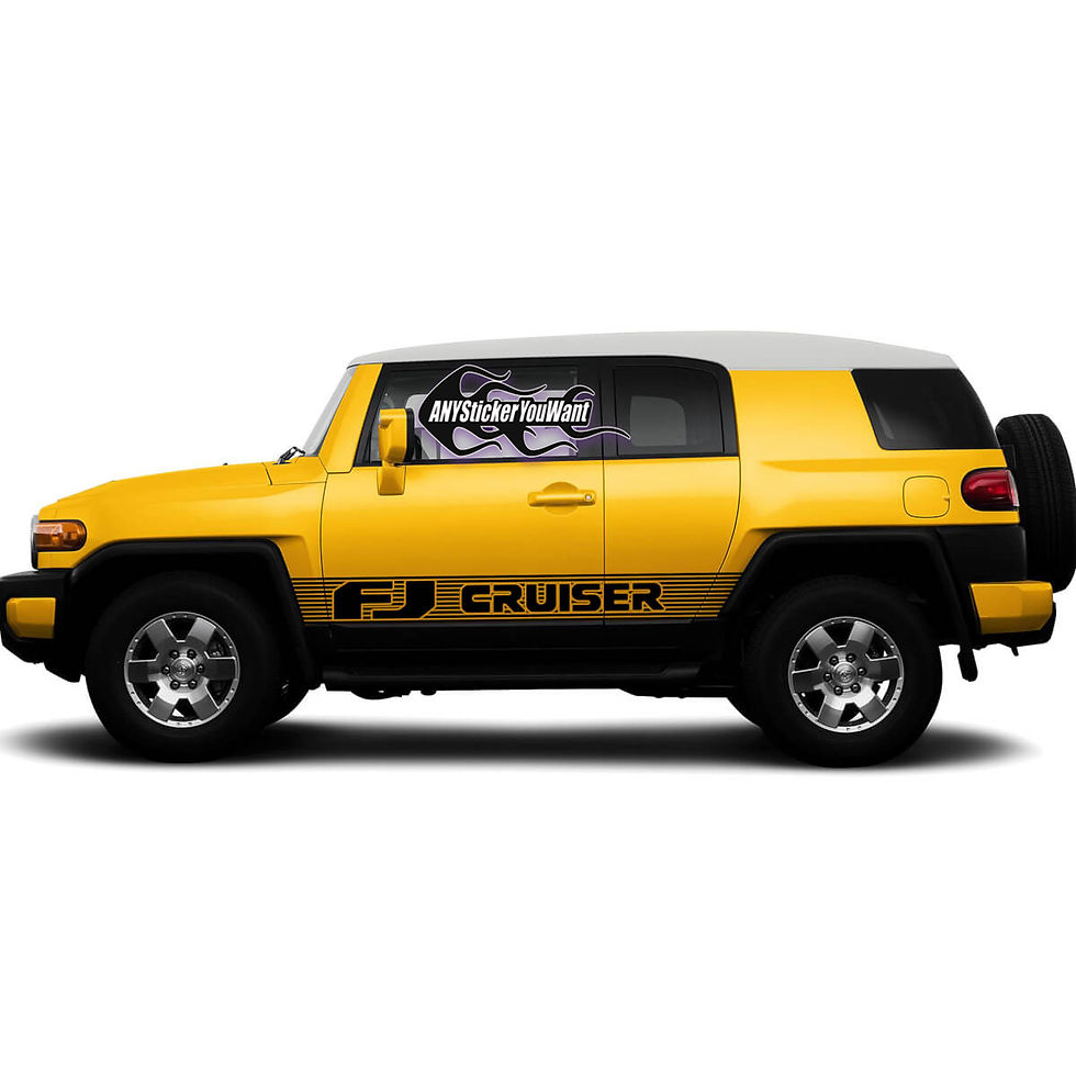 Toyota FJ Cruiser Rocker Panel Stripe Decal Sticker