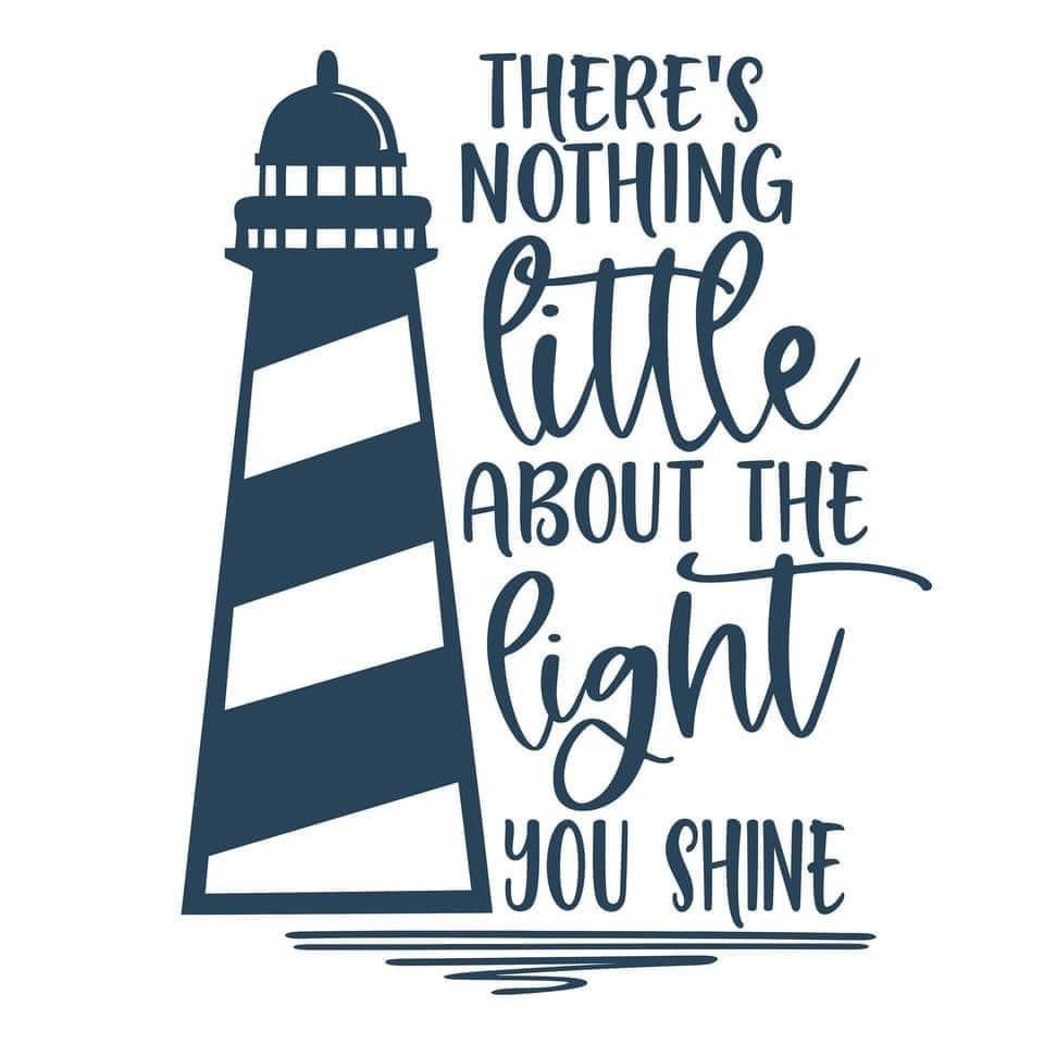 There is Nothing Little about the LIGHT YOU SHINE Decal Sticker