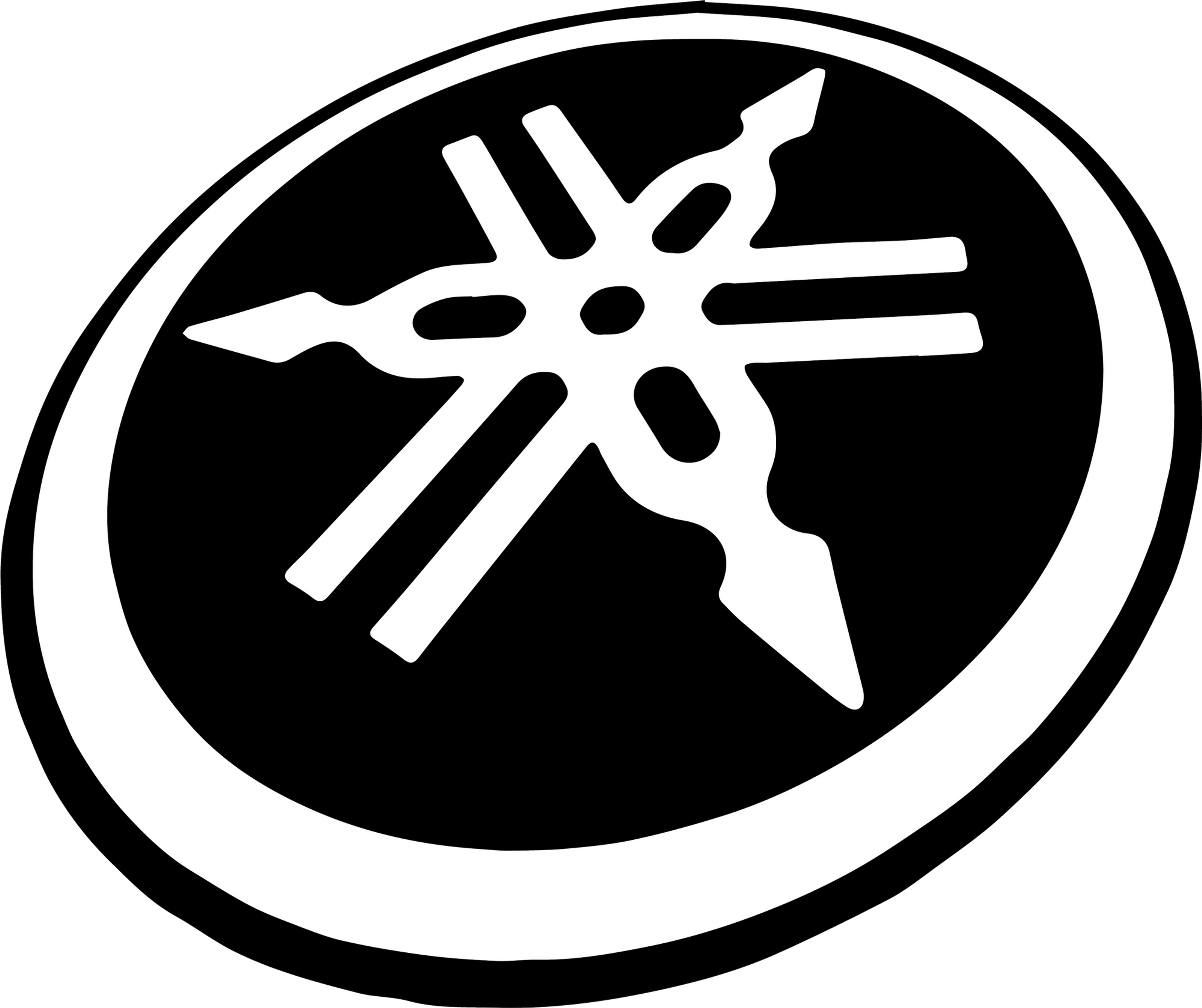 Yamaha Emblem Logo Motorcycle Vinyl Decal Sticker 87