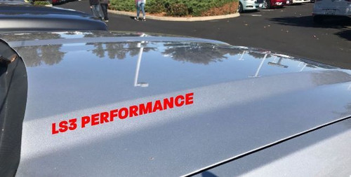 LS3 Performance Vinyl Decal Sticker | ANYStickerUWant.com