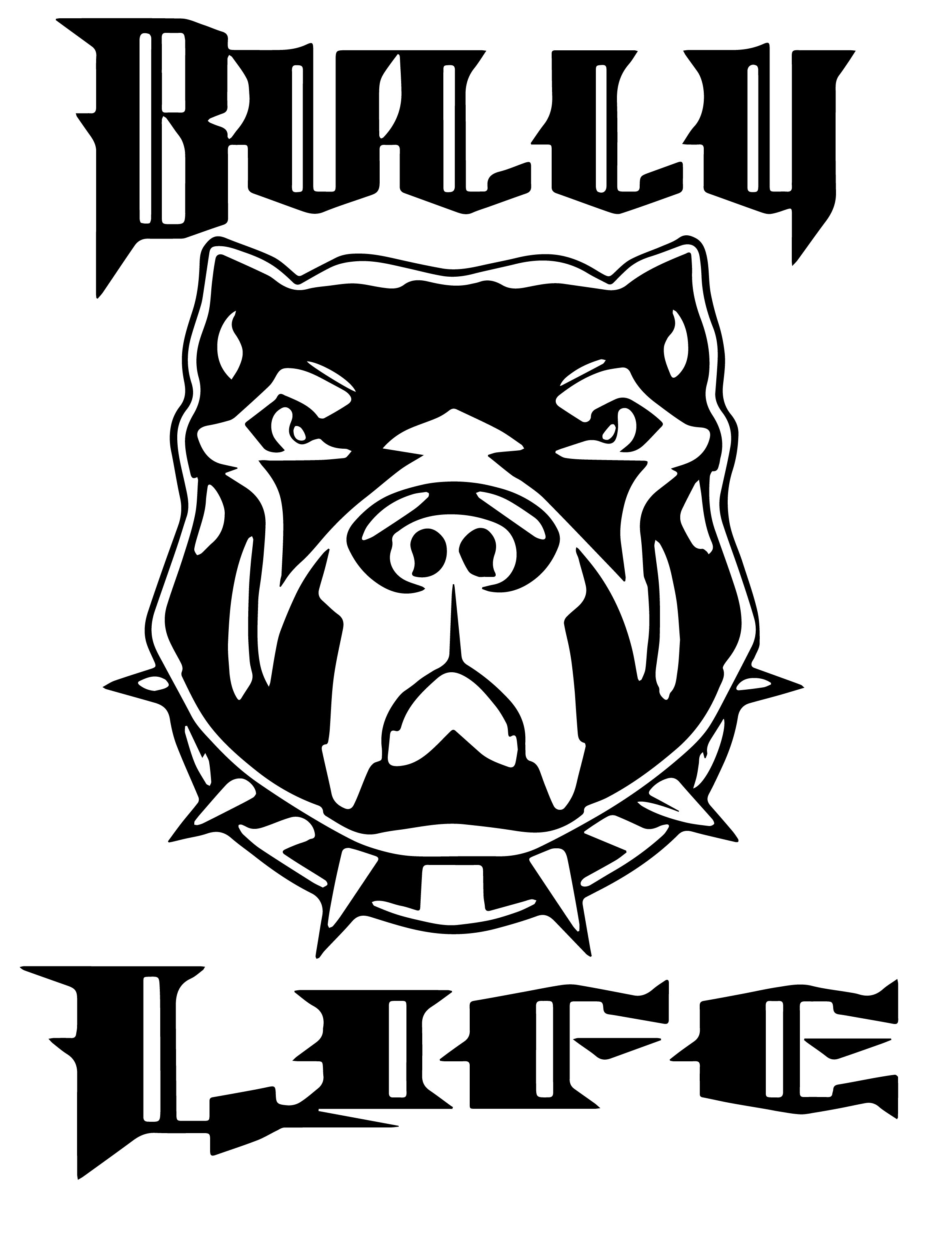 BULLY LIFE American Bully Pitbull Dog Decal Sticker