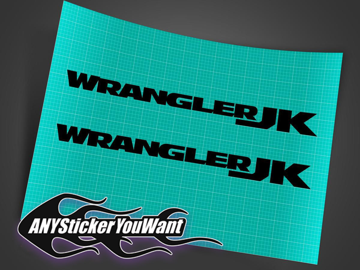 Jeep Wrangler JK Edition Hood Fender Decal Sticker 20