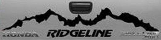 Honda Ridgeline Mountain Tailgate Vinyl Decal Sticker
