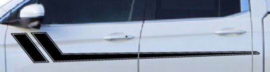 Honda Ridgeline Hockey Stripe Decal Sticker 1