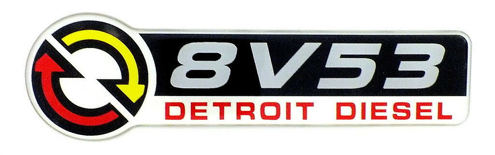 8V53 Detroit Diesel Vinyl Decal Sticker