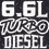 Thumbnail: 6.6L Turbo Diesel Decal Sticker