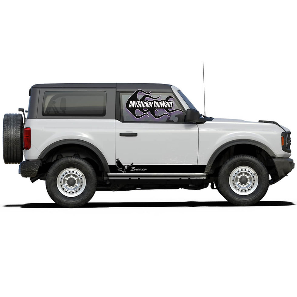 Ford Bronco Rocker Stripe Sticker Decal 2