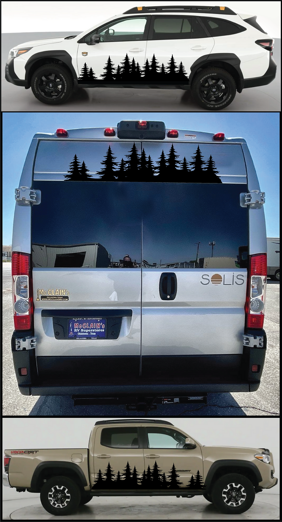 Miniatura: Tree Forest Decal Sticker 4