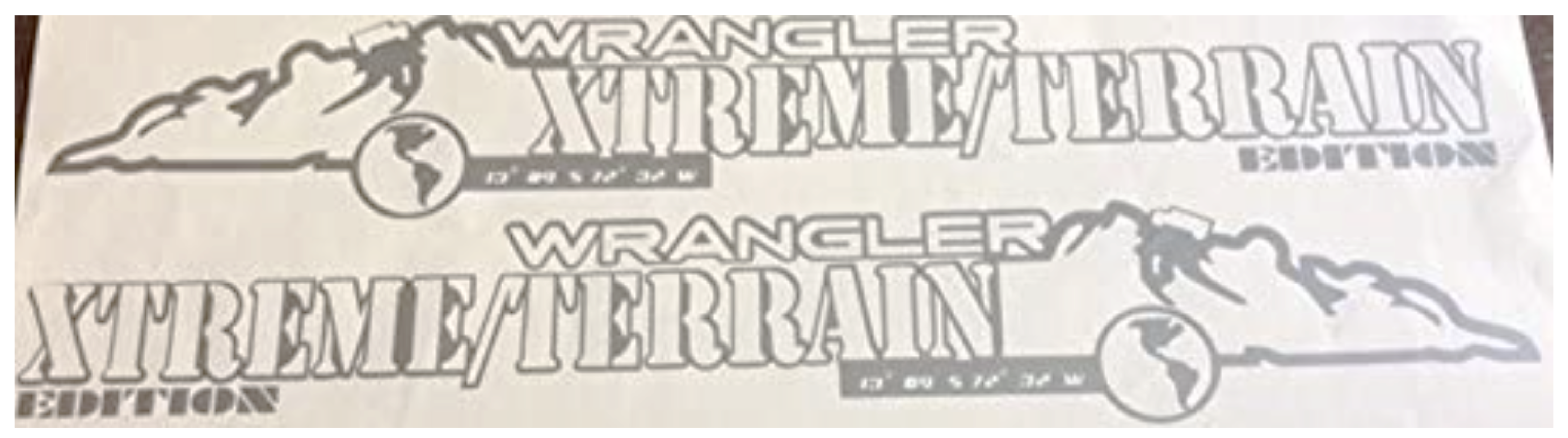 Jeep Wrangler EXTREME TERRAIN Decal Sticker